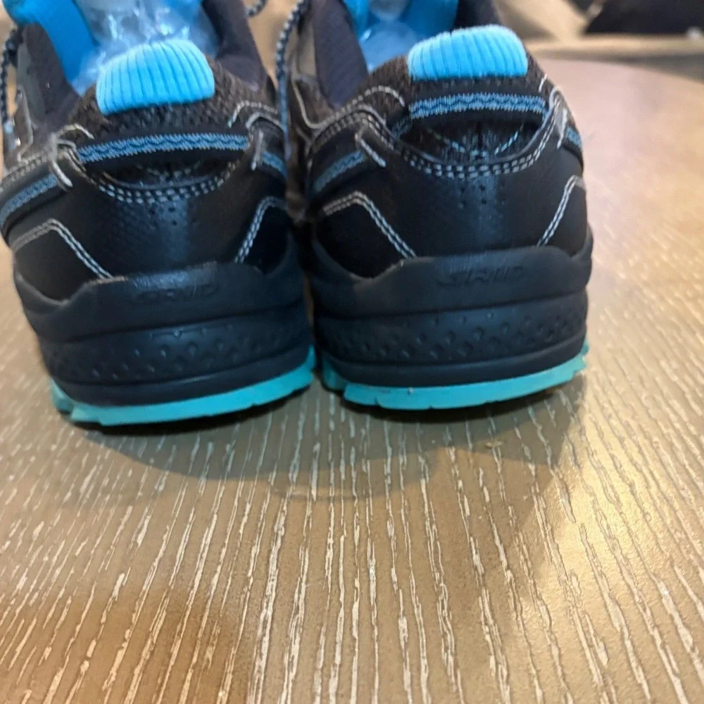 Saucony Grid Excursion TR11 Black Blue Trail Running Shoes S10392 Women's 9.5